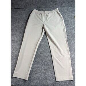 Panama Jack Men’s Quick Dry Microfiber Pants – Size 36 – Beige – Straight Leg